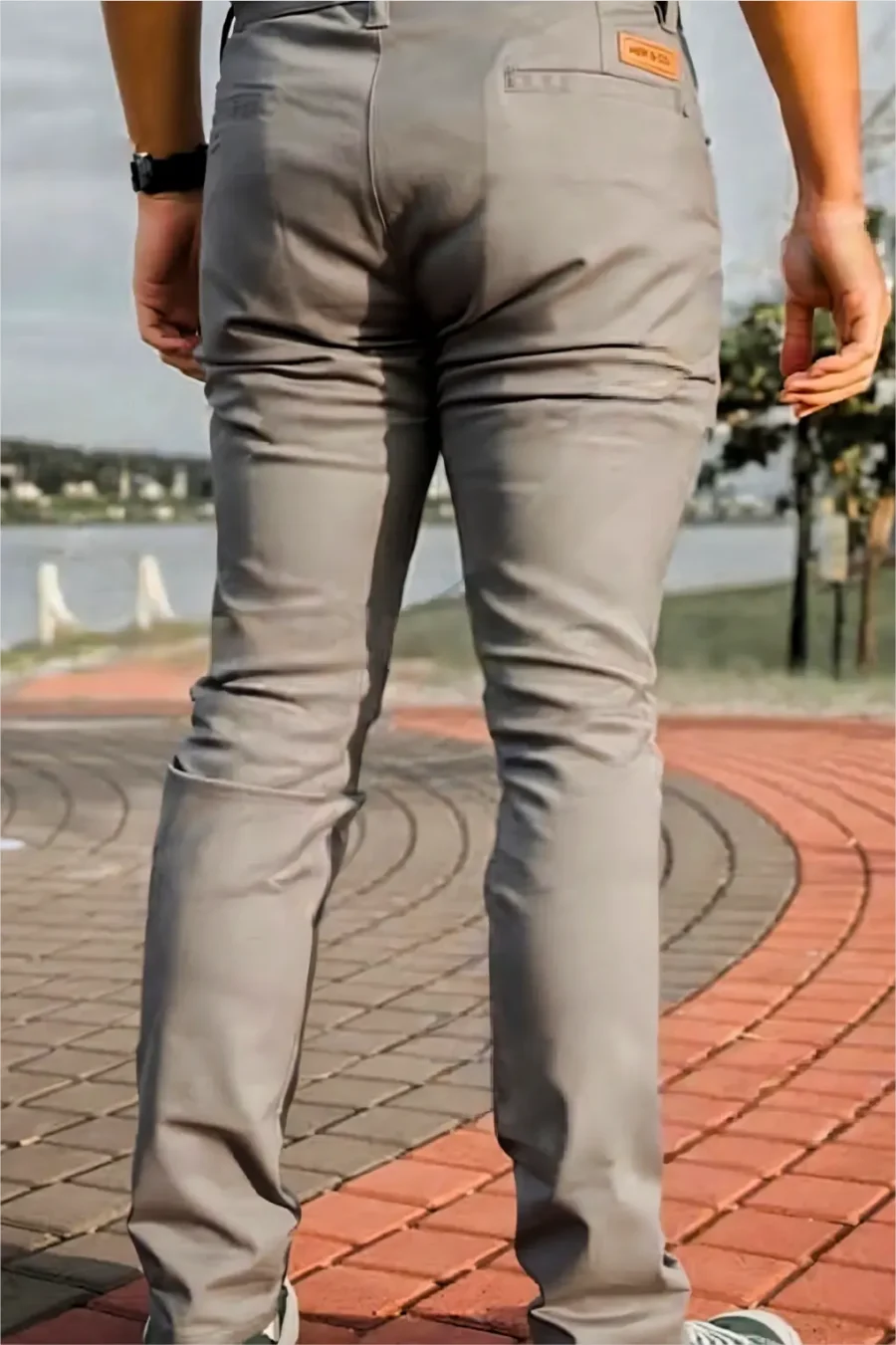 Grey Chino Pants