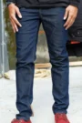 CUSTOM - Indigo Blue Black Jeans
