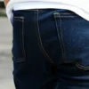 CUSTOM - Indigo Blue Black Jeans