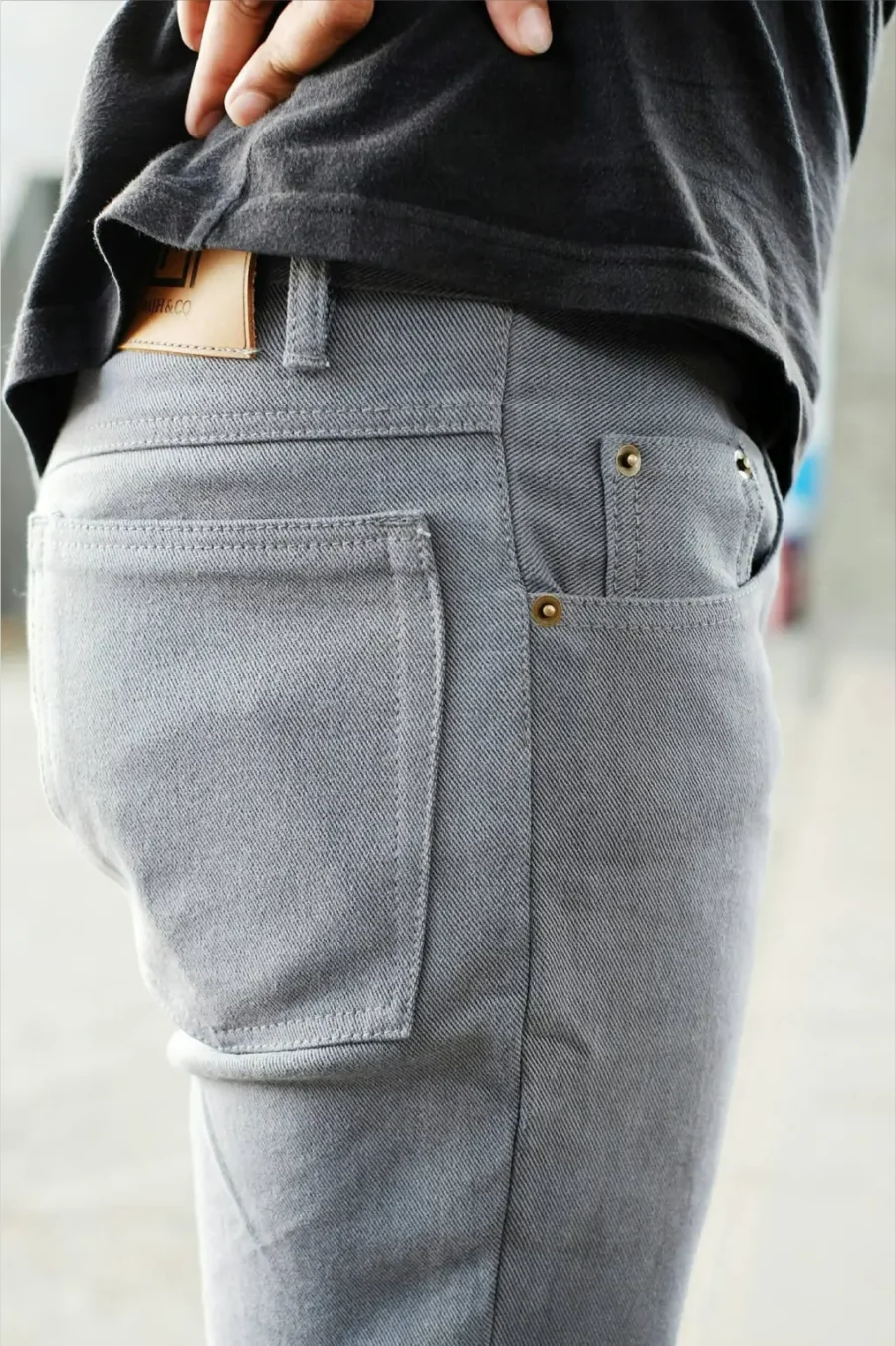 Retro Grey Jeans